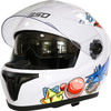  Full Face And Safe Motorcycle Helmet Uncovered Helmet Electric Motorcycle With Double Lens 
